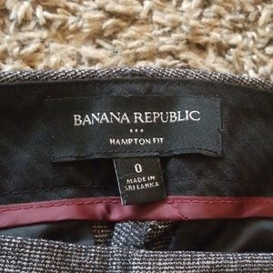 Banana Republic Hampton Gray dress pant